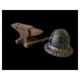 Miniature Anvil, Bee Hive String Holder