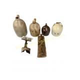 Ceramic Jugs, Stereoscope, and Sculpture