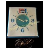 Light Up Pepsi Advertising Clock