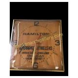 Hamilton Advertising Clock