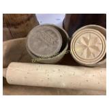 Wooden Butter Churn and Kitchen Tools