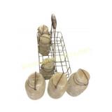 Atlas E-Z Seal Jars with Metal Carrier