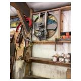 Workshop Tools, Signs, and Decor