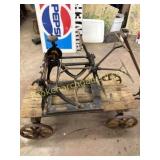 Alfred Suter Textile Cart and Loom Frame