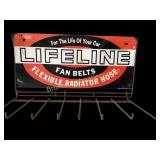 Lifeline Fan Belt Display Rack