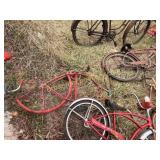 Vintage Bicycle Frames and Parts