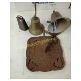 Bells and Cast Iron Sundial Base