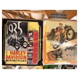 2 Reproduction Harley Davidson Signs