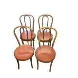 Four Bentwood Dining Chairs