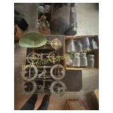 Vintage Metal Frames and Mason Jars