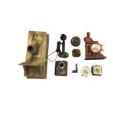 Vintage Telephones and Clocks