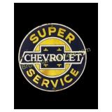 Chevrolet Super Service Dealer Sign