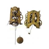 2 Antique Clock Movements