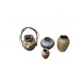 Four Ceramic Vessels