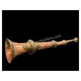 Pair Tibetan Dunghen Musical Instrument