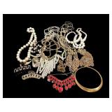 Collection of Vintage Costume Jewelry