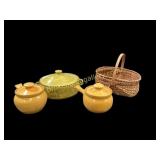 Gizzard Basket, Seagrove Pottery