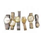 Six Vintage Wrist Watches