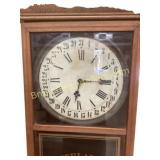Wall-Mounted Wooden Regulator Clock