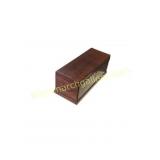 Wooden Box with Red Felt Interior