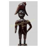 Folky Carved Wooden Soldier