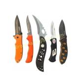 5 Piece knife Lot w/ Boxes