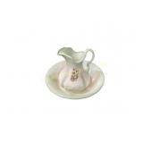 Porcelain Pitcher and Basin Set