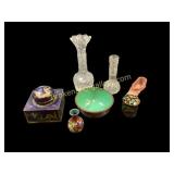 Cloisonne and Glass Vanity Articles