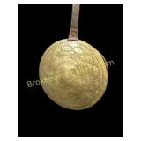 Antique Brass Bed Warmer