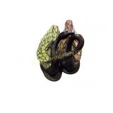 Stained Glass Swan-Form Table Lamp