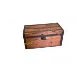 Wooden Storage Chest with Lock