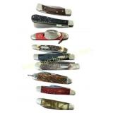 Eight Pocket Knives