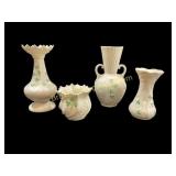 Irish Belleek Vases