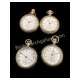 Four Vintage Pocket Watches