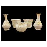 Five Pieces Irish Belleek