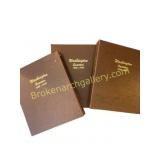 Three Washington Quarters Coin Albums