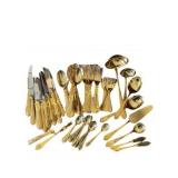 24K Gold Plated Flatware Set