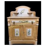 Victorian Cottage Decorated Washstand