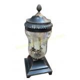 Vintage Tole and Glass Lantern