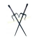 Fantasy-Style Sai Daggers with Dragon Pommels