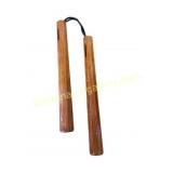 Pair of Wooden Practice Nunchaku
