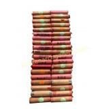 38 Rolls of Wheat Cents and Nickels