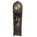Tall Wooden Pendulum Grandfather Clock