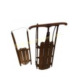 Wooden Sleds in Varied Sizes