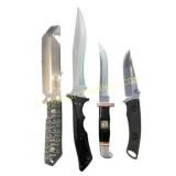 4 Fixed Blade Knives