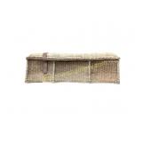 Woven Wicker Automobile Lined Storage Chest with L