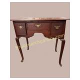 19th C Queen Anne Mahogany Lowboy