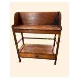 Diminutive  Mahogany telephone stand