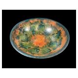 Hand Painted Wooden Bowl