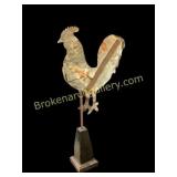 Primitive Tin Rooster Weather Vane
